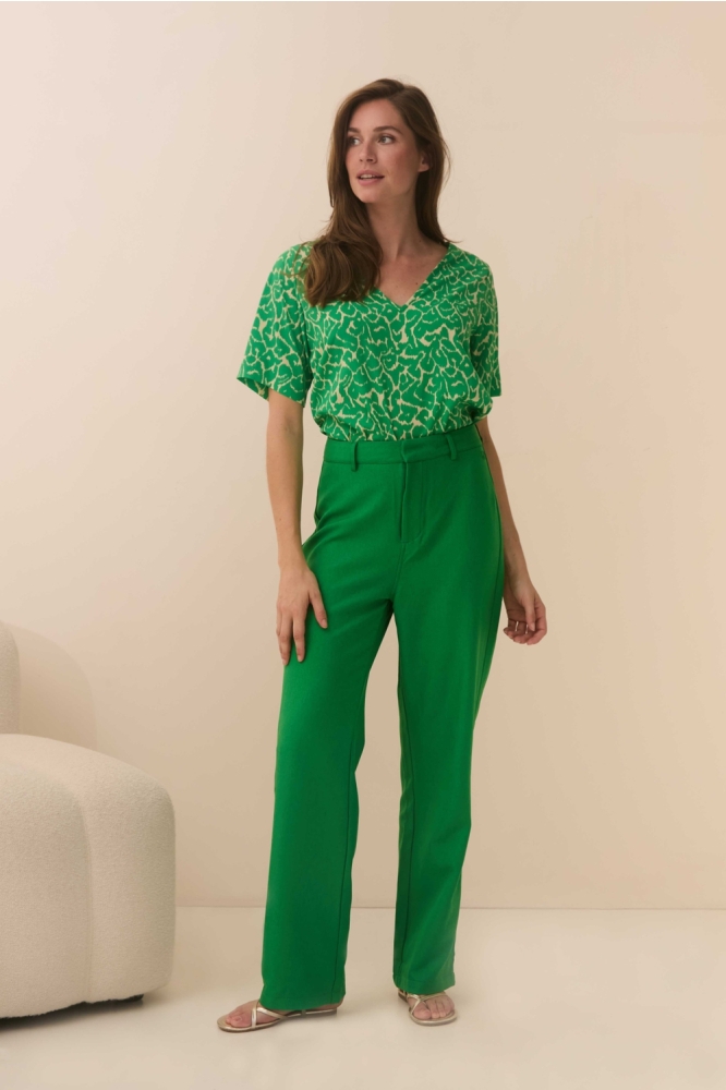 BLOUSE IGGY QD03 811 landscape print